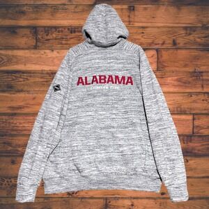 Alabama Crimson Tide Full Zip Hoodie Mens XXL Franchise Club Embroidered NCAA